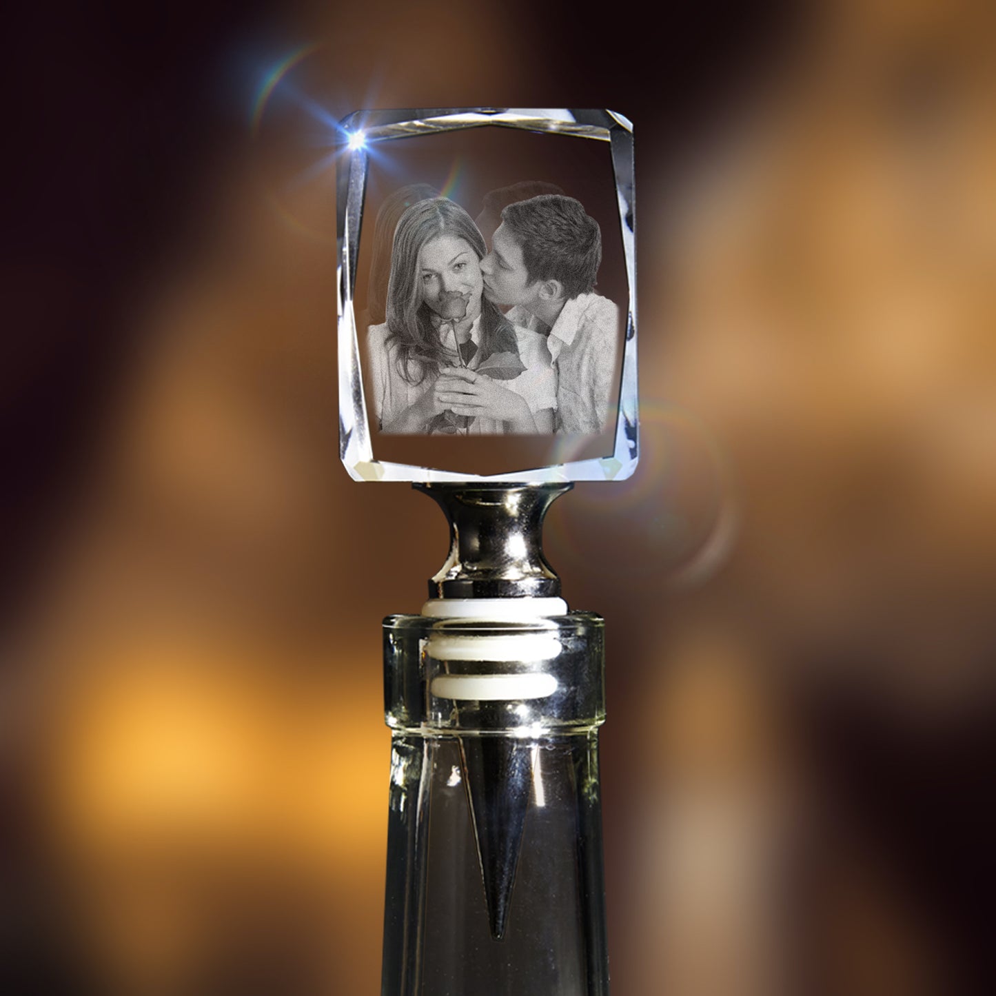Wine Stopper 3D Crystal