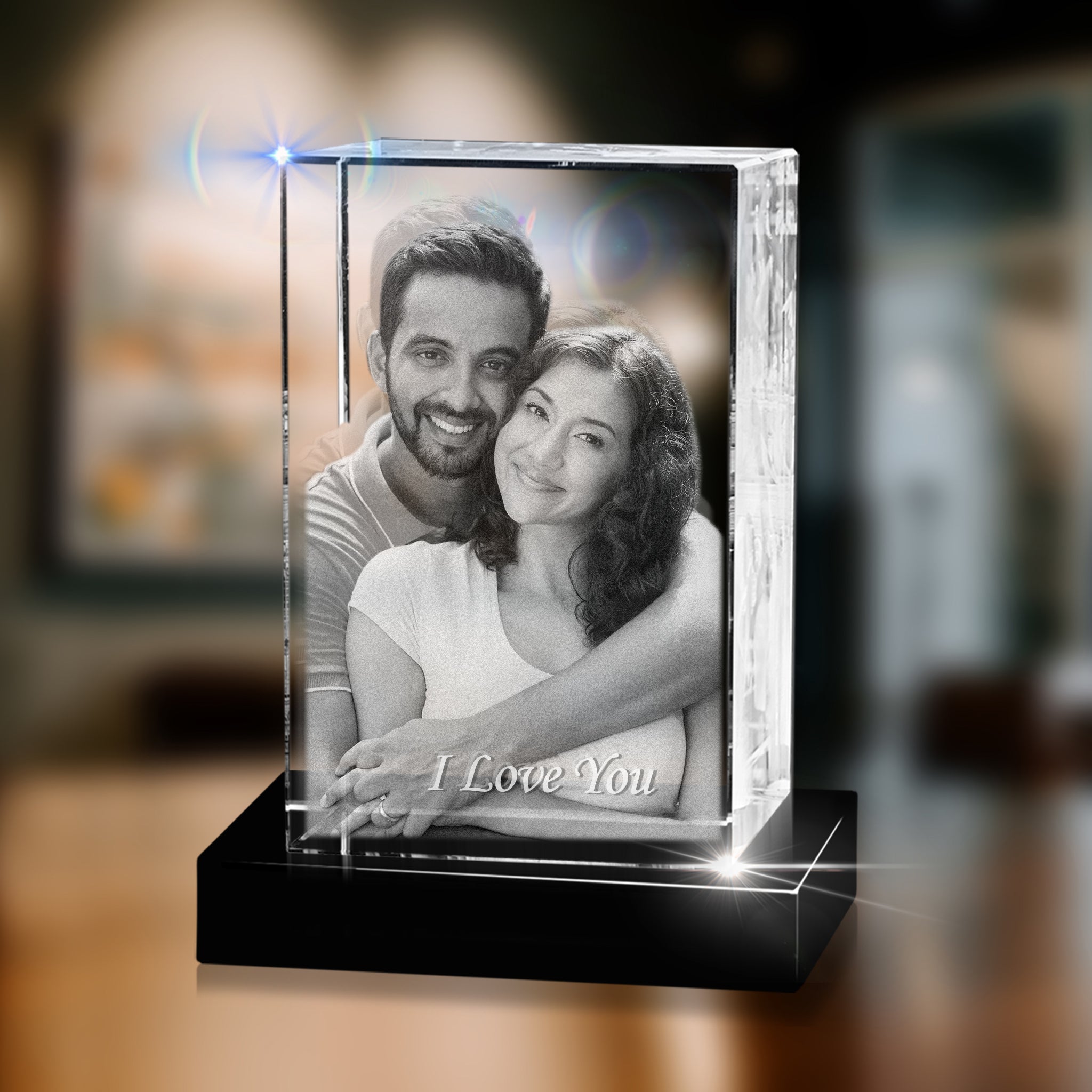 Vertical Cube 3D Crystal – Photo Pro Boca